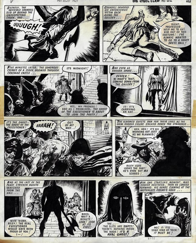 Jesús Blasco, The Steel Claw - episode 8 page 2 - Comic Strip