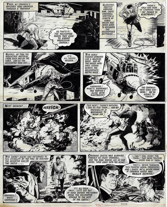 Jesús Blasco, The Steel Claw - episode 9 page 2 - Comic Strip