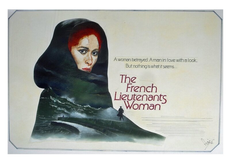 Vic Fair, The French Lieutenant's Woman (1981) - movie poster painting (prototype) - Illustration originale