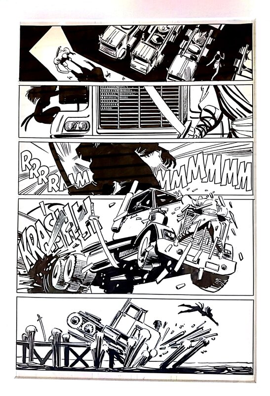 Frank Miller, Klaus Janson, Daredevil 176, page 19 - Planche originale