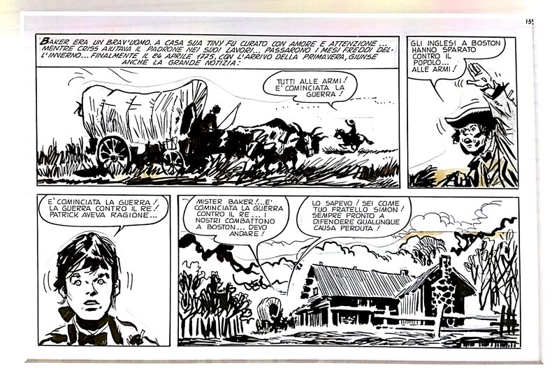 Fort Wheeling page by Hugo Pratt - Comic Strip