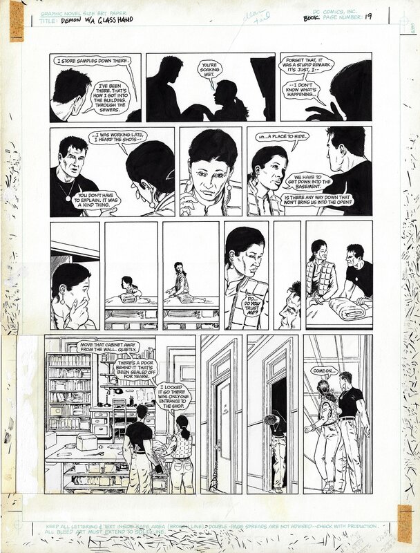 Marshall Rogers, Demon With a Glass Hand  - page 19 - Comic Strip