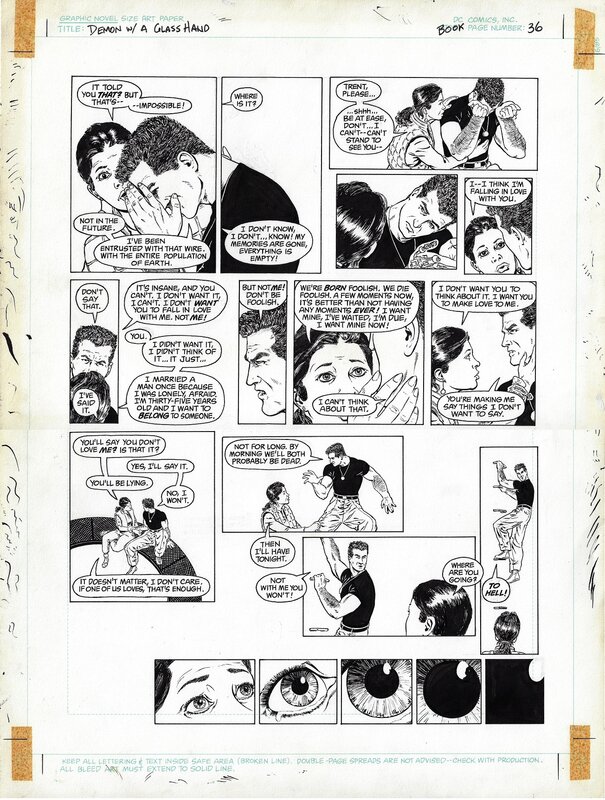 Marshall Rogers, Demon With a Glass Hand - page 36 - Comic Strip