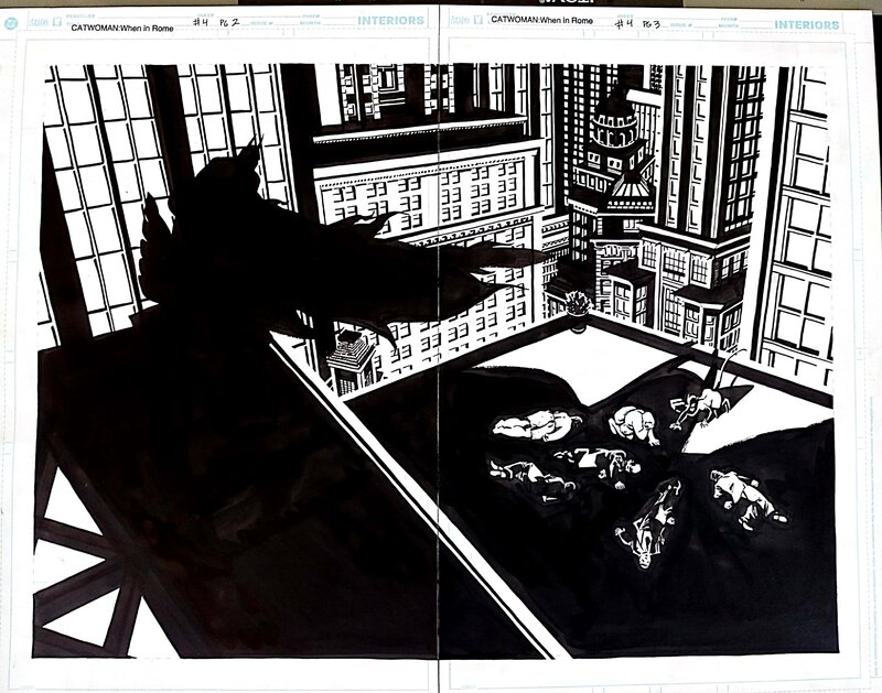 Tim Sale, Catwoman When in Rome DPS - Comic Strip