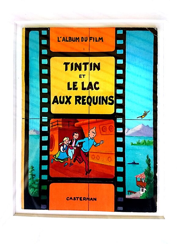 Bob De Moor, Cover project for Tintin et le lac aux requins album - Original Cover