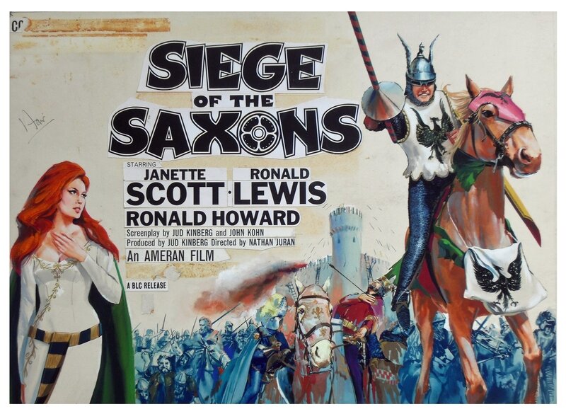 Vic Fair, Siege of the Saxons (1963) - Original Illustration
