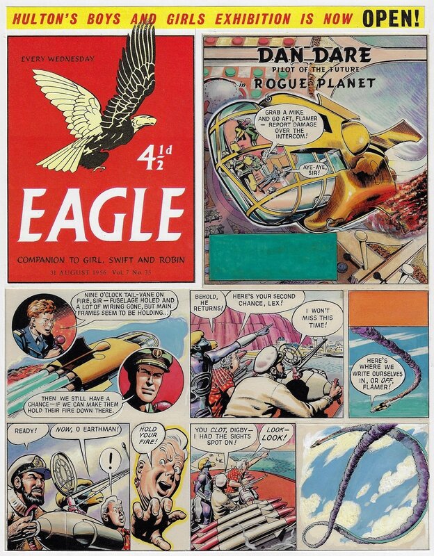 Frank Hampson, Dan Dare - Rogue Planet - Original Cover