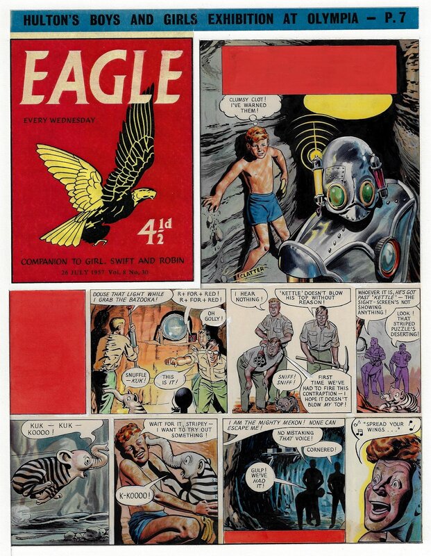 Don Harley, Dan Dare - Reign of the Robots - Couverture originale
