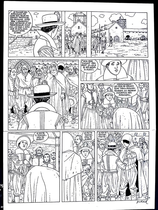 André Juillard, Les 7 vies de l´ Épervier page - Comic Strip