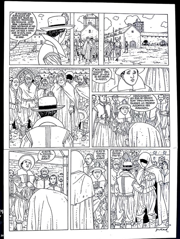 André Juillard, Les 7 vies de l´ Épervier page - Planche originale