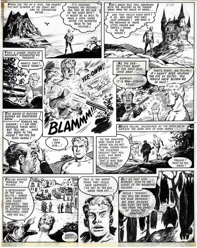 Francisco Solano Lopez, Kelly's Eye - episode 10 page 2 - Planche originale