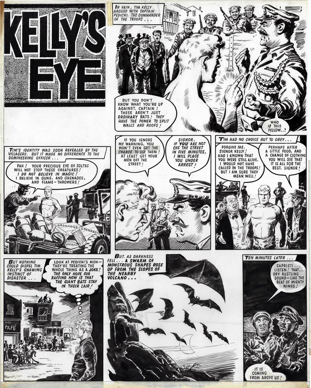 Francisco Solano Lopez, Kelly's Eye - episode 11 page 1 - Planche originale