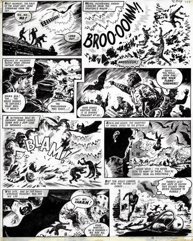 Francisco Solano Lopez, Kelly's Eye - episode 11 page 2 - Planche originale