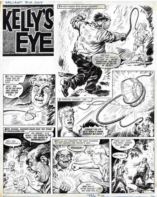 Francisco Solano Lopez, Kelly's Eye - episode 18 page 1 - Planche originale
