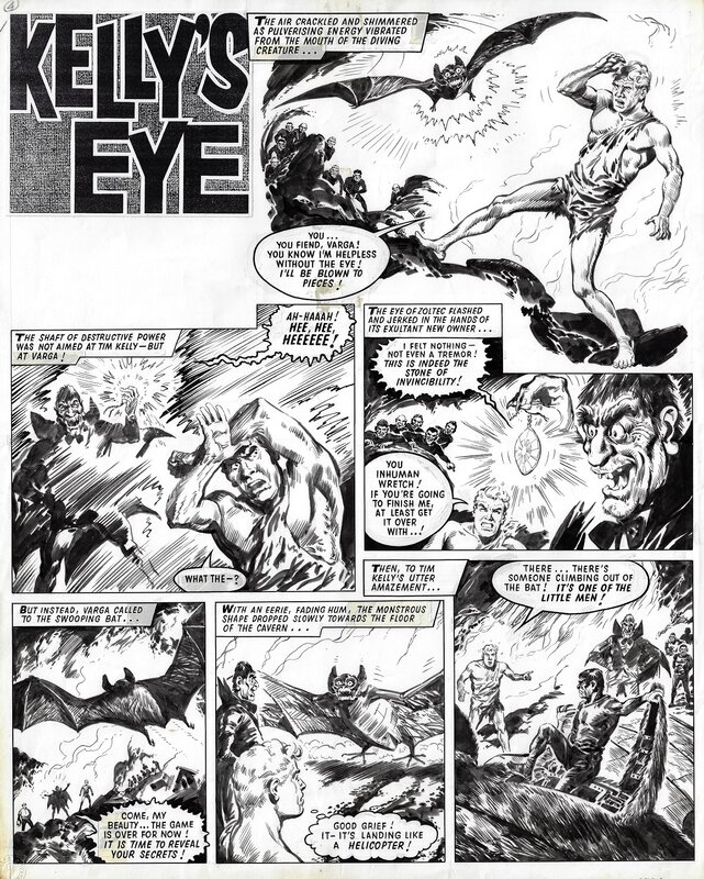 Francisco Solano Lopez, Kelly's Eye - episode 19 page 1 - Planche originale