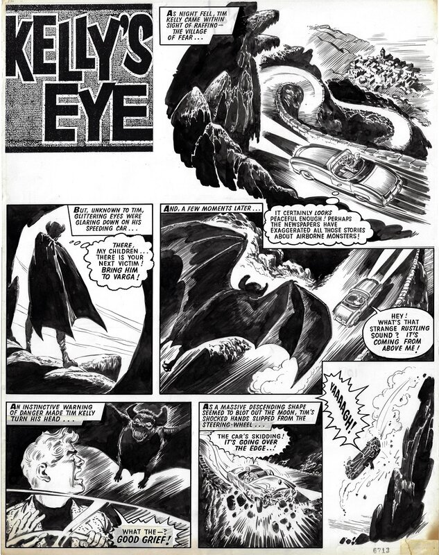 Francisco Solano Lopez, Kelly's Eye - episode 2 page 1 - Planche originale