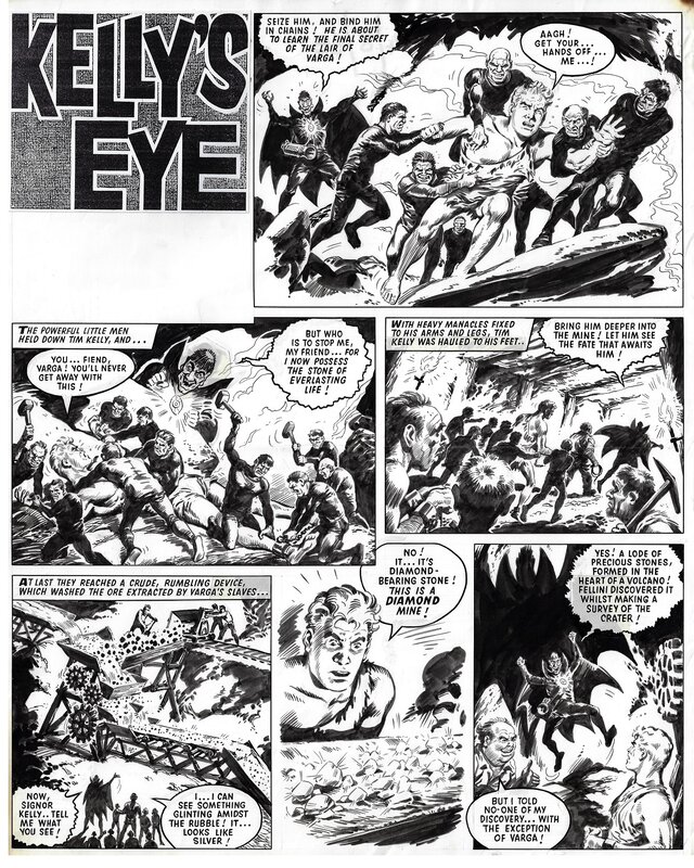 Francisco Solano Lopez, Kelly's Eye - episode 20 page 1 - Planche originale