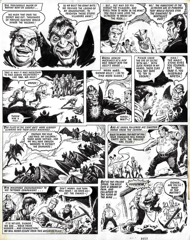 Francisco Solano Lopez, Kelly's Eye - episode 20 page 2 - Planche originale