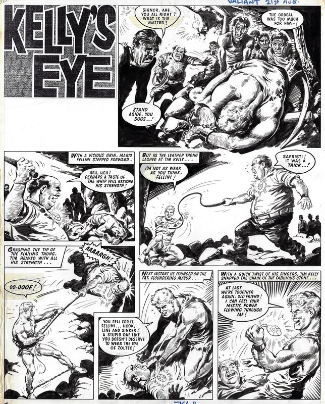 Francisco Solano Lopez, Kelly's Eye - episode 21 page 1 - Planche originale