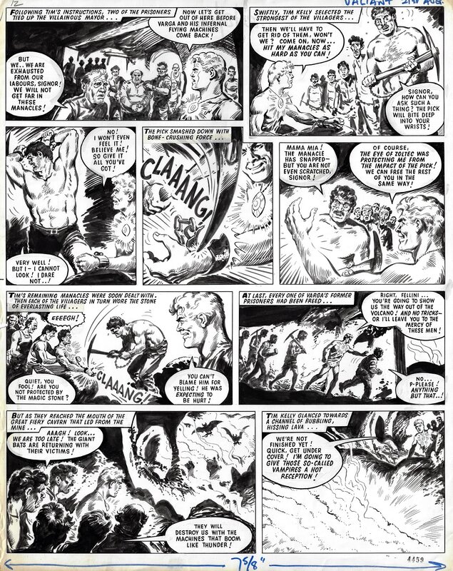 Francisco Solano Lopez, Kelly's Eye - episode 21 page 2 - Planche originale