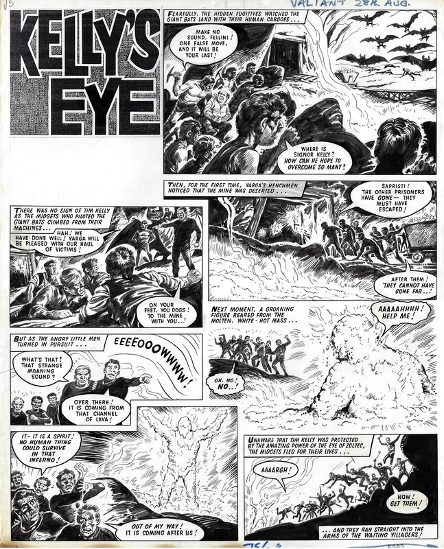 Francisco Solano Lopez, Kelly's Eye - episode 22 page 1 - Planche originale