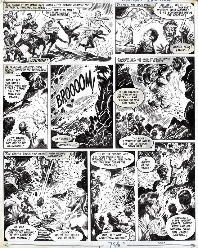 Francisco Solano Lopez, Kelly's Eye - episode 22 page 2 - Planche originale