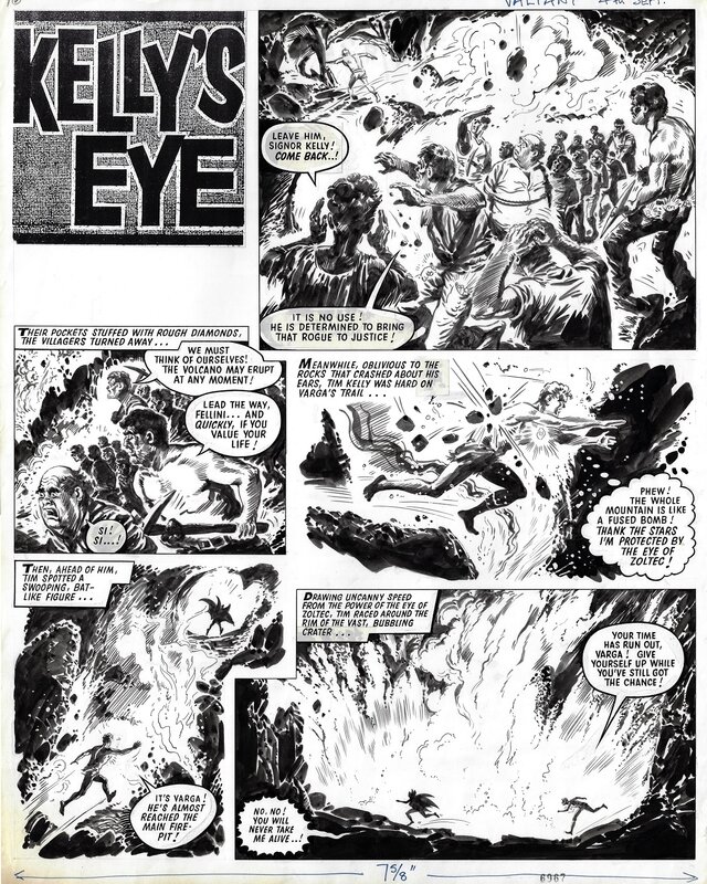 Francisco Solano Lopez, Kelly's Eye - episode 23 page 1 - Planche originale