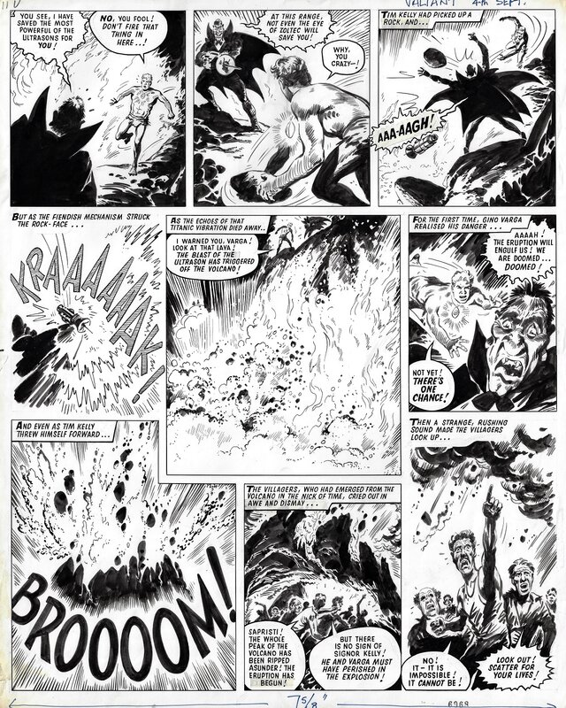 Francisco Solano Lopez, Kelly's Eye - episode 23 page 2 - Planche originale