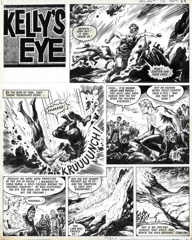 Francisco Solano Lopez, Kelly's Eye - episode 24 page 1 - Planche originale