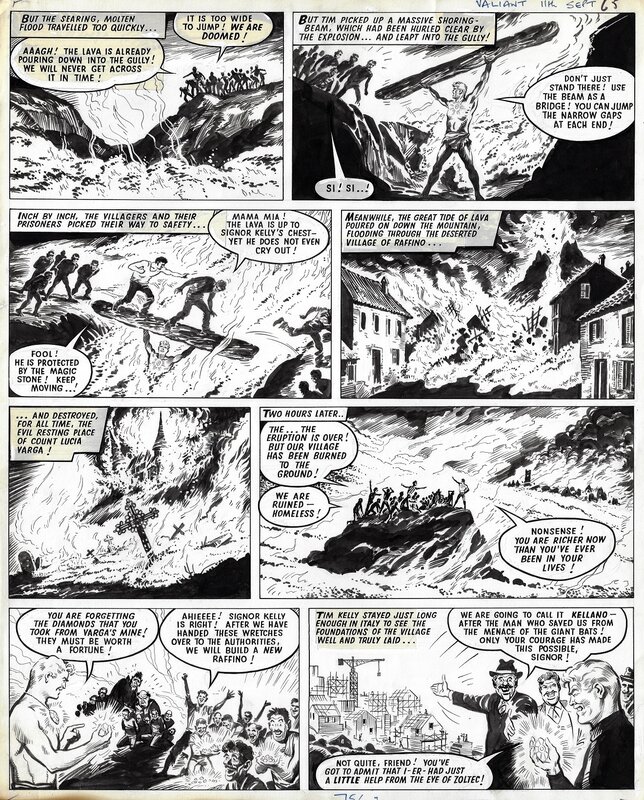 Francisco Solano Lopez, Kelly's Eye - episode 24 page 2 - Planche originale