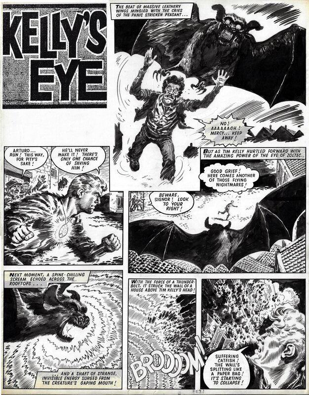 Francisco Solano Lopez, Kelly's Eye - episode 3 page 1 - Planche originale