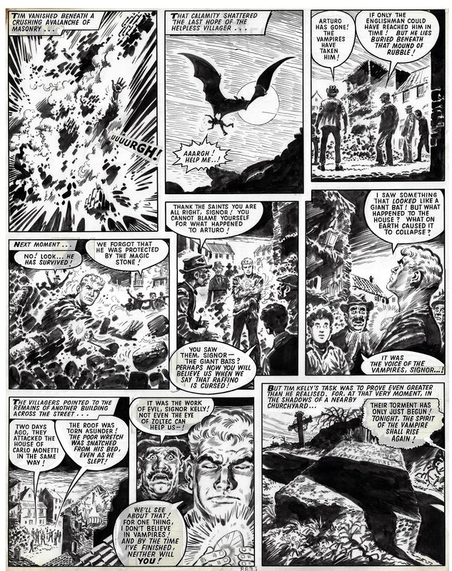 Francisco Solano Lopez, Kelly's Eye - episode 3 page 2 - Planche originale