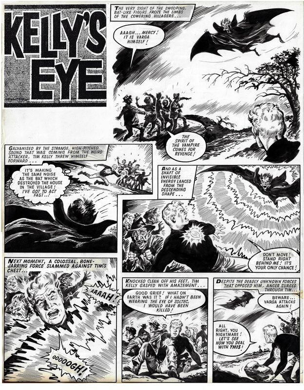 Francisco Solano Lopez, Kelly's Eye - episode 5 page 1 - Planche originale