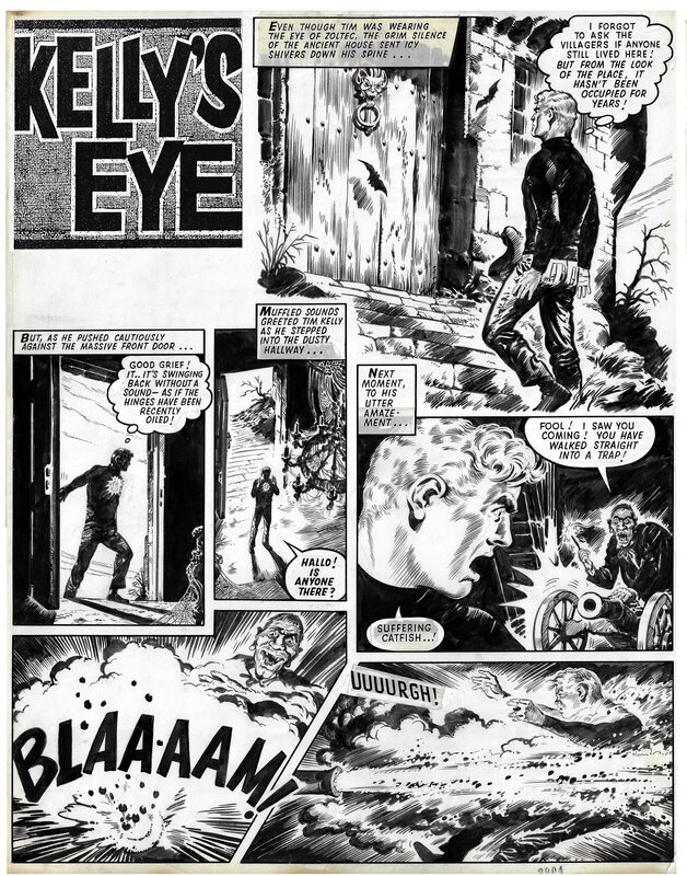 Francisco Solano Lopez, Kelly's Eye - episode 6 page 1 - Planche originale