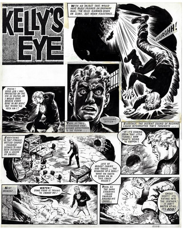 Francisco Solano Lopez, Kelly's Eye - episode 8 page 1 - Planche originale