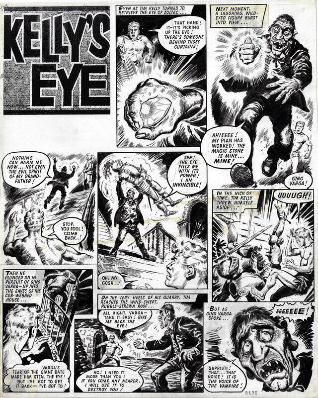 Francisco Solano Lopez, Kelly's Eye - episode 9 page 1 - Comic Strip