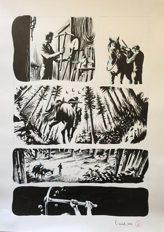 In The Pines par Erik Kriek - Planche originale