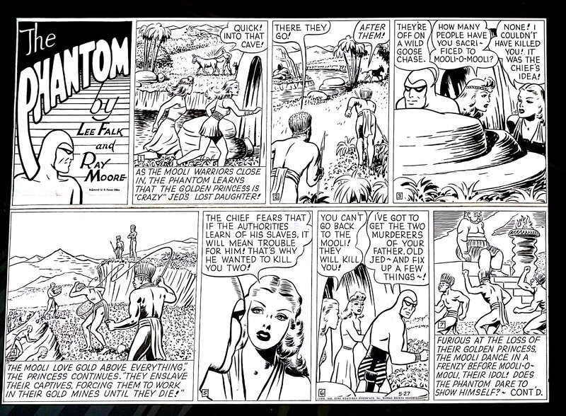 Wilson McCoy, The Phantom Sunday page 27.05.1945 - Planche originale
