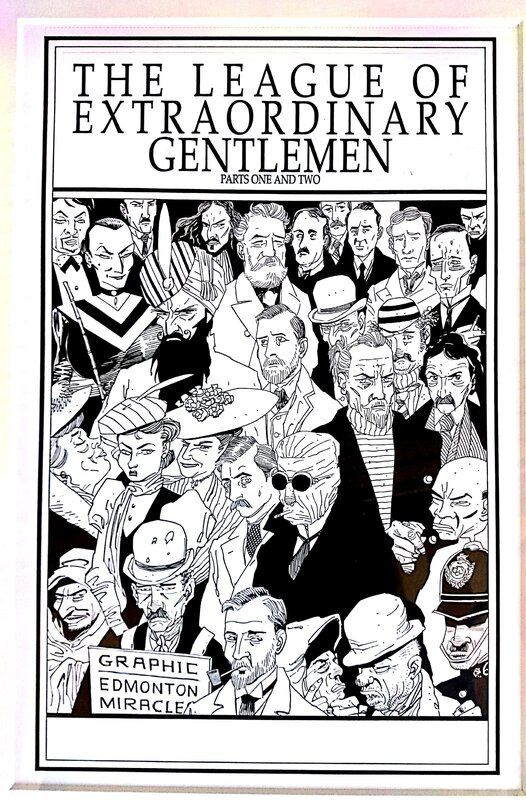 Kevin O'Neill, Alan Moore, League of Extraordinary Gentlemen Cover - Couverture originale