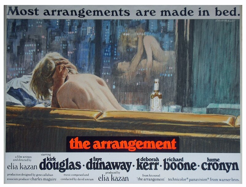 Tom Chantrell, The Arrangement (1969) - movie poster painting (prototype) - Illustration originale