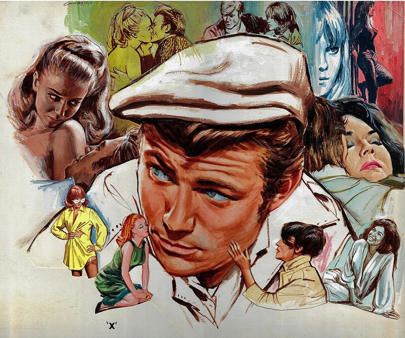 The Idol (1966) by Tom Chantrell - Original Illustration