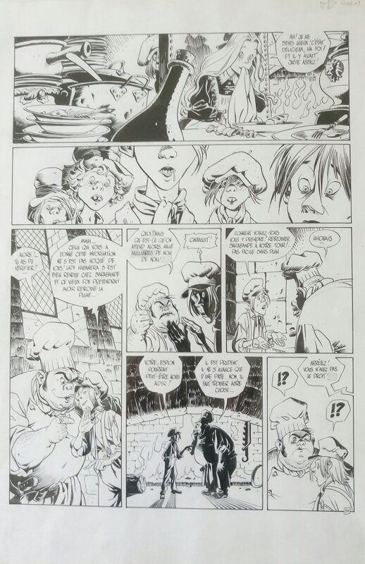 Monsieur Noir 1 par Griffo, Jean Dufaux - Planche originale
