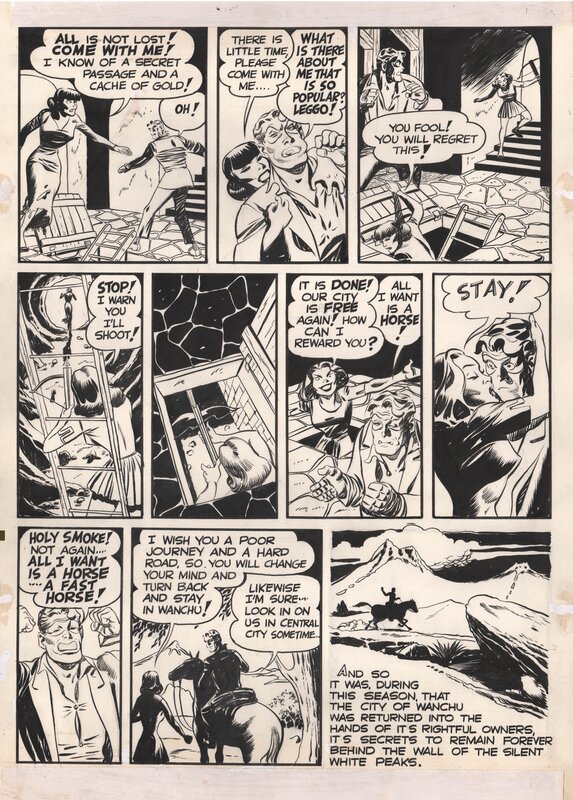 The Spirit par Will Eisner - Planche originale