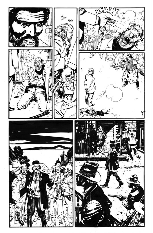 Django #1 page 14 par R.M. Guéra - Planche originale