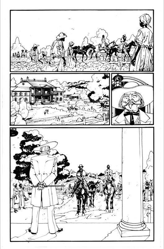 Django #1 page 20 par R.M. Guéra - Planche originale