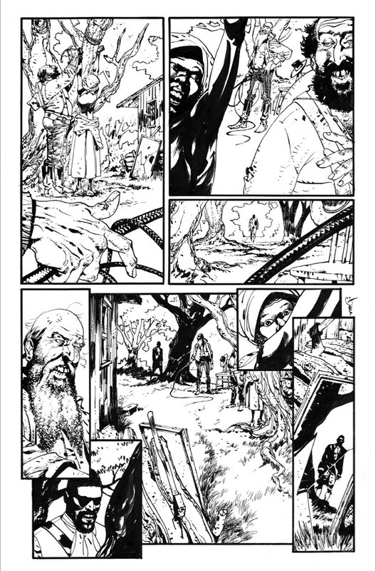 Django #1 page 25 par R.M. Guéra - Planche originale
