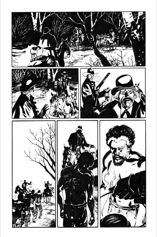 Django #1 page 3 par R.M. Guéra - Planche originale