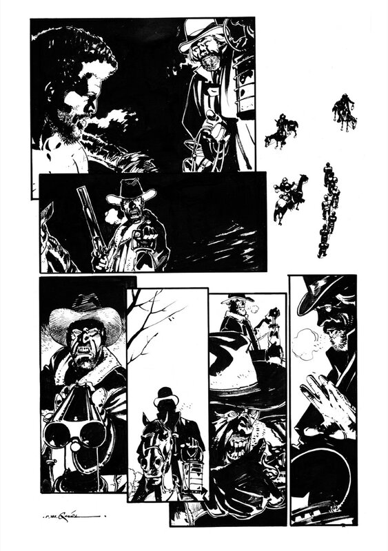 Django #1 page 4 par R.M. Guéra - Planche originale