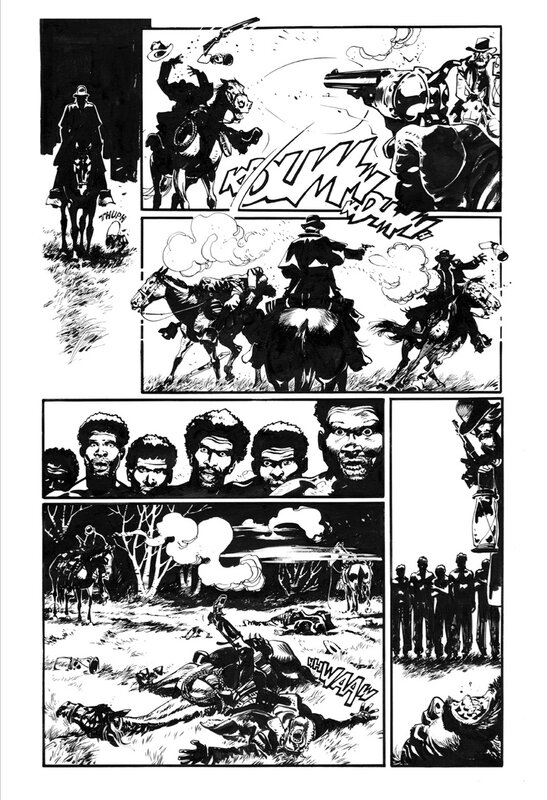 Django #1 page 5 par R.M. Guéra - Planche originale