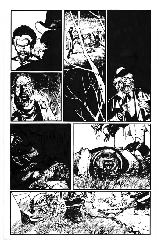 Django #1 page 7 par R.M. Guéra - Planche originale